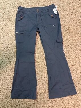 RSQ Low Rise Flare Leg Cargo Pants